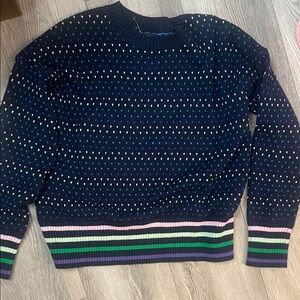 New Lands’ end Colorful Patterned Sweater small
